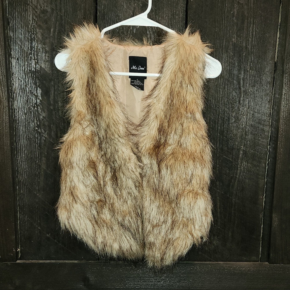 Faux fur vest